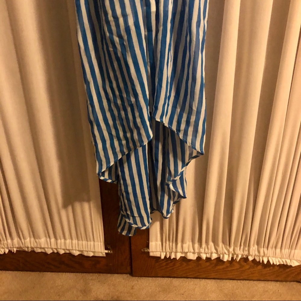 Very J blue and white striped dress - Picture 8 of 9